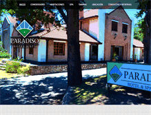 Tablet Screenshot of paradisohotel.com